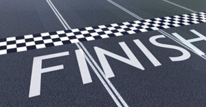 Finish Line. Digitally Generated Image; 19406922